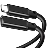 Tianle USB C Extension Cable, Type-C USB 3.2 Gen 2(10Gbps) Male to Female Extender,4K@60HZ Fast C...