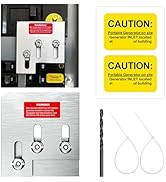 Generator Interlock Kit Compatible with Square D QO and Homeline 150 or 200 Amp Panels, Generator...