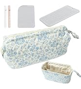 Coobosee Hair Tool Travel Bag Set, with Silicone Heat Resistant Mat, Heat Resistant Pouch, Large ...