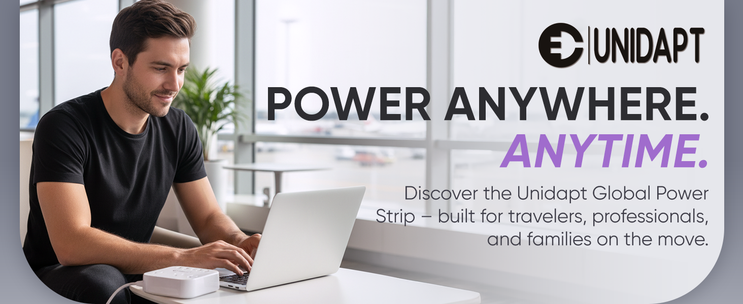 Power everywhere, built for teavelers, professionals and families on the move
