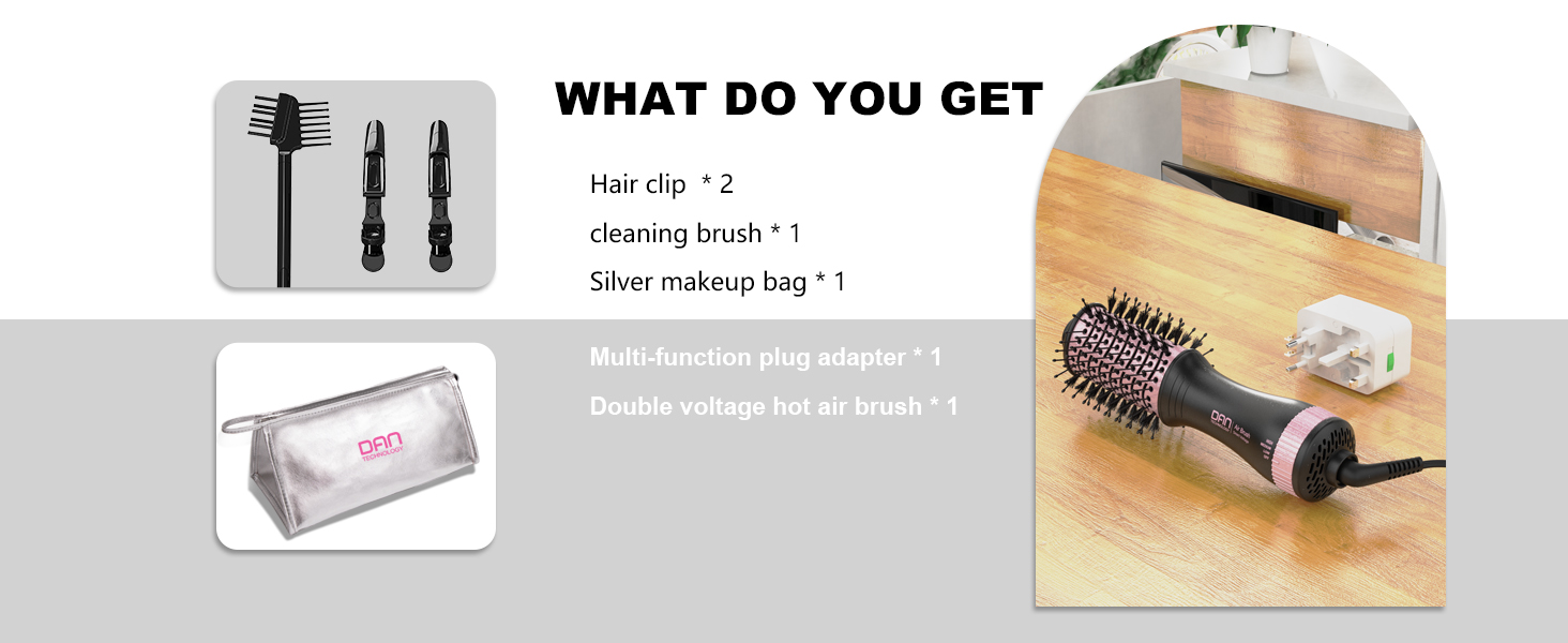 blow dryer brush ,hair dryer brush,dual voltage hair dryer brush