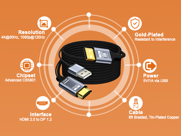 hdmi-to-displayport adapter