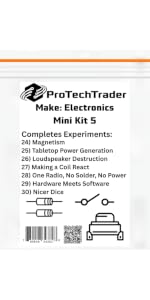 Make: Electronics Mini Kits Educational Electronic Component Packs That Follow Experiments in Charle...