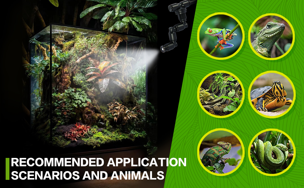 Reptile Humidifiers Misting System Automatic with Timer