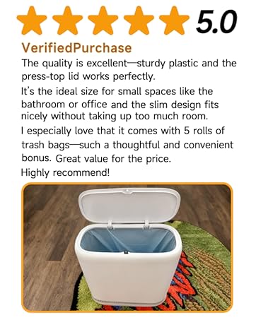 Small Plastic Trash bin