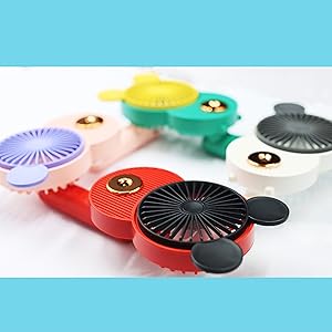 mickey fan misting personal handheld fan