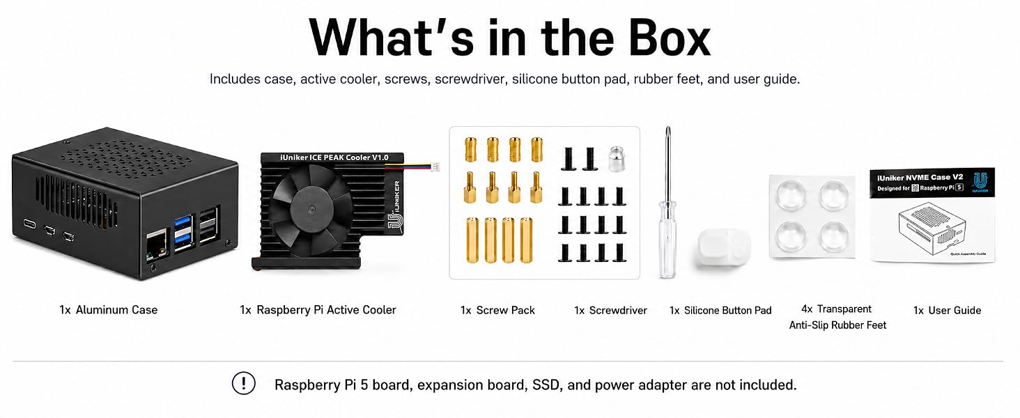 raspberry pi 5 case with cooler