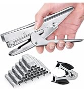 Stapler Heavy Duty with 1000 Staples and Staples Remover Set 20 Sheets Desktop Office Work Studen...