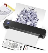 KNAON Professional Tattoo Stencil Printer - Bluetooth Wireless Thermal Transfer Printer Machine f...
