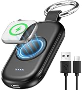 Amasuki Portable Charger for Apple Watch,Wireless Magnetic iWatch Charger 1200mAh Keychain Travel...