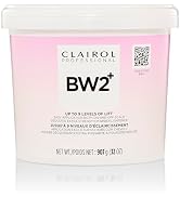 Clairol Professional BW2+ Extra Strength Powder Lightener, Up to 9 Levels of Lift for Hair Highli...
