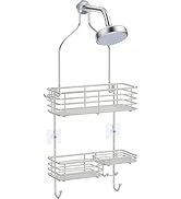 SMARTAKE Hanging Shower Head Caddy, Rustproof Bathroom Shower Room Shelf Organizer, SUS201 Stainl...
