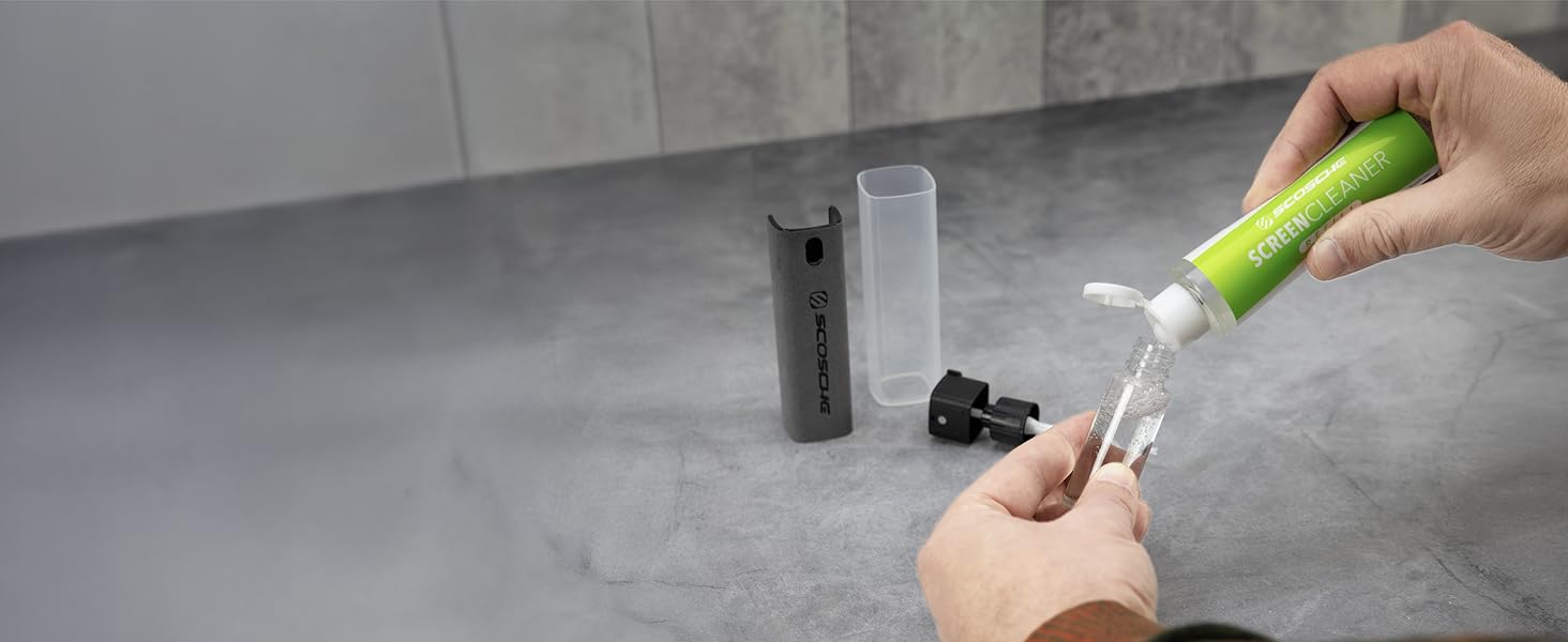 screen cleaner refill bottle