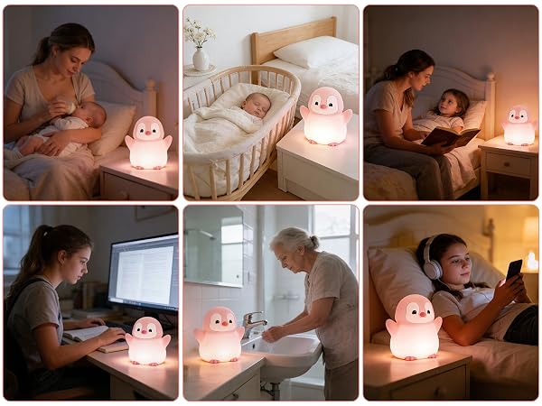 penguin night light