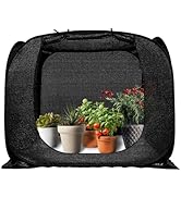 Pop up Sunshade Cloth 4'x4'Gardening Net,Easy Open Crops Shade Net Cover, UV Resistant Plant 80% ...