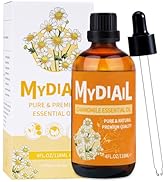 MYDIAIL Chamomile Essential Oil Pure &amp; Premium Quality Chamomile Oil for Diffuser, Soap &amp; Candle ...
