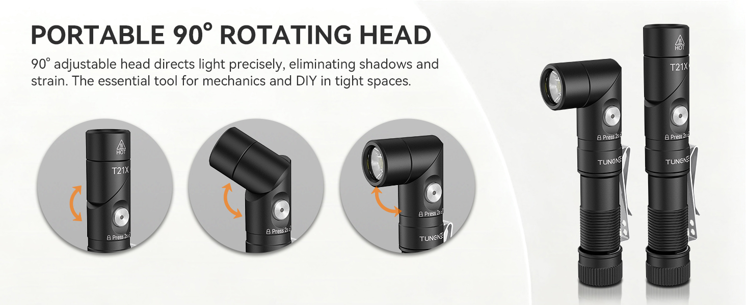 90 degree flashlight