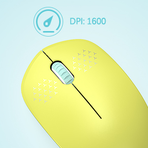 Wireless Mouse Yellow