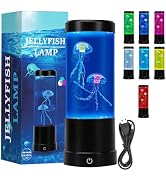 Led Jellyfish Lamp Jellyfish Lights Electric Mood Lamp with 7 Color Changing Light for Home Offic...