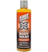Fast Orange 25716 Grease X Body Wash, Exfoliating &amp; Hydrating Heavy Duty Shower Gel for Men and W...