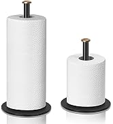 Paper Towel Holder Black,ZMGNND Adjustable Paper Towel Stand for Countertop - New House Essential...