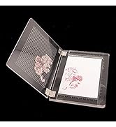 LZBRDY 5.9 by 7.7 Inch Large Clear Stamp Blocks with Grid &amp; Measurements, Acrylic Stamping Platfo...