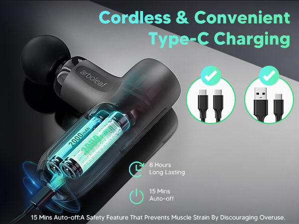 cordless usb charging, 15 mins auto off function