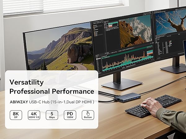 docking station dual monitor hdmi laptop docking station dual monitor usb-c hub hdmi