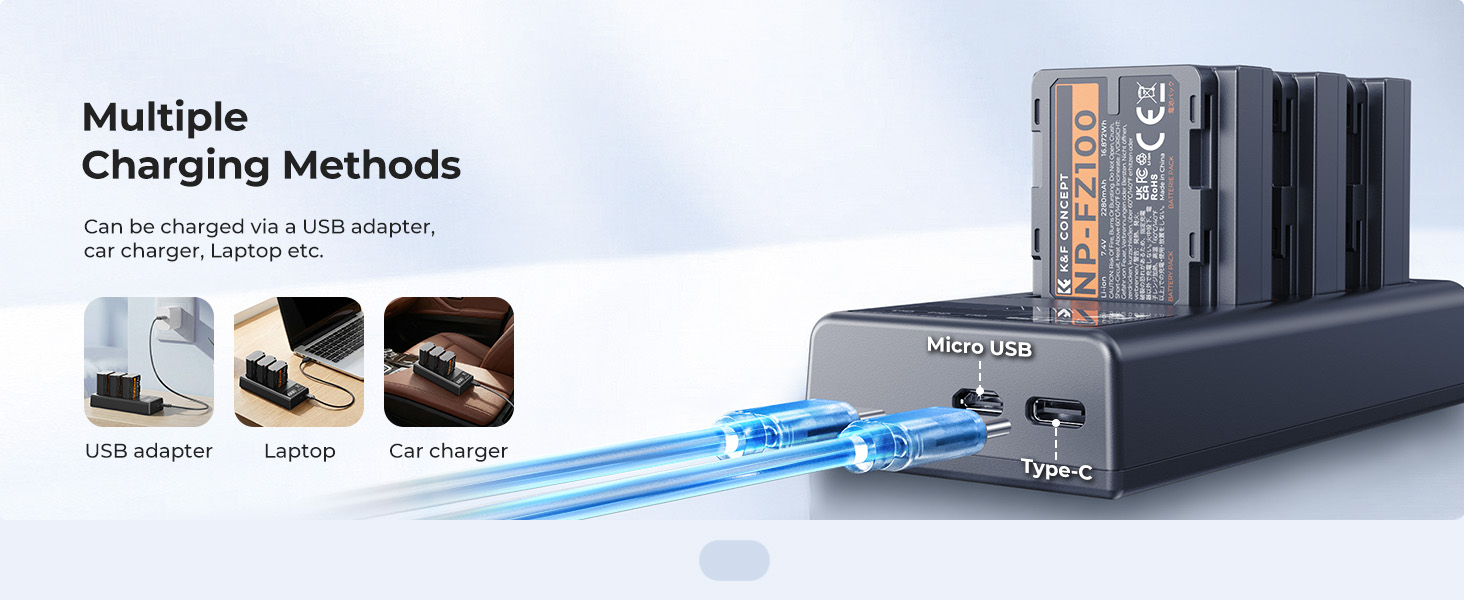 various charging options