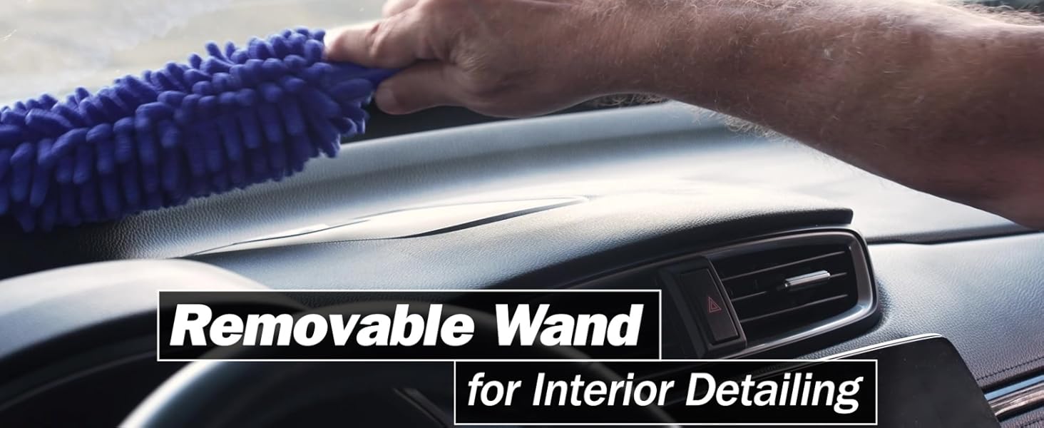 Auto Shine XL has a detachable head | tiene una cabeza desmontable
