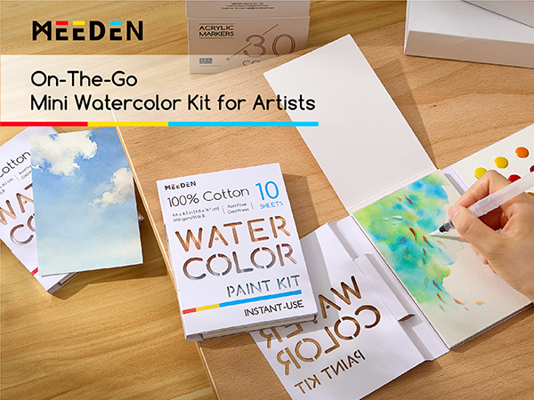 watercolor paint set