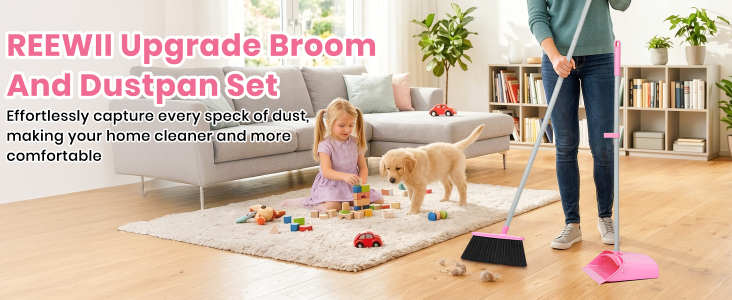 broom and dustpan set