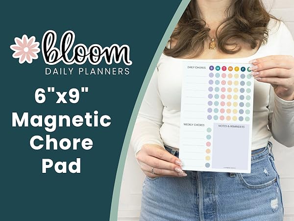 undated daily weekly to do list pad checklist organizer planner notebook chore chart