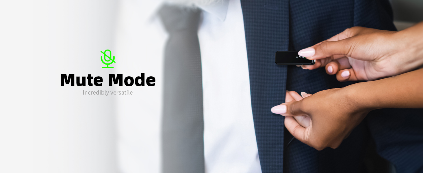 Mute Mode of Wireless Microphone