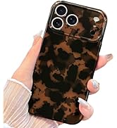 Anuck for iPhone 17 Pro Max Case Tortoise Shell Phone Case,Cute Chic Amber Leopard Cheetah Print ...
