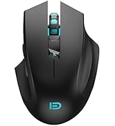 Quiet Wireless Mouse,Forter i720 Ergonomics Large-Sized Silent Mouse for Gaming and Business, Com...
