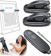 (2 Clips) Kindle Page Turner Remote Control: Pad Ereader Page Turner,Rechargeable Button C...
