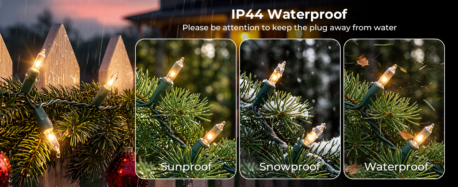 IP44 Waterproof