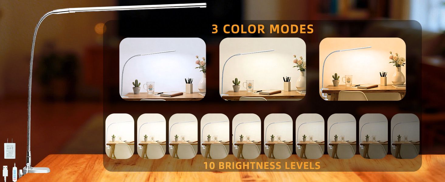 clip on desk lamp