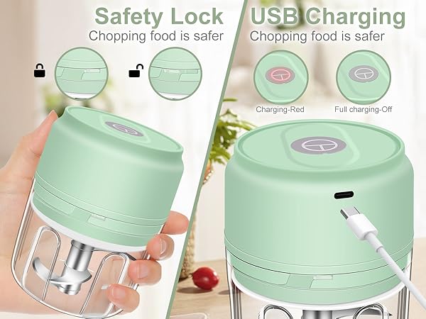 electric garlic chopper mini