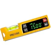 PREXISO Digital Level &amp; Digital Protractor, 7 inch Angle Finder 0-90° &amp; 0-180° Range, Electronic ...