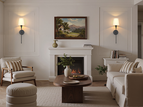 Battery Operated Wall Sconces Set of 2