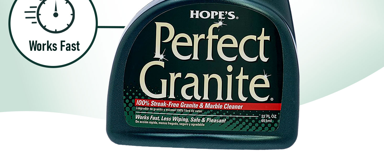 Granite cleaner countertop polish stone shine streak free surface restorer natural degreaser kitchen