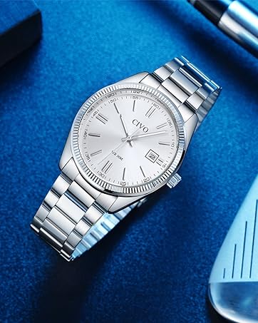 silver watch for men