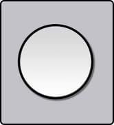 MIRRORVANA Small Shower Mirror for Shaving with 3 Attachment Options: Hook, Suction Cups,