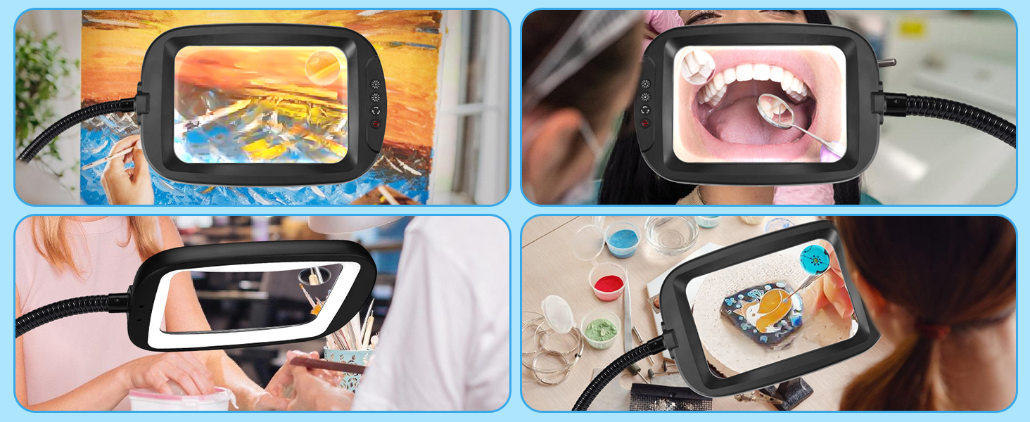 Large floor Magnifying lamp