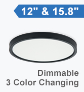 black ceiling light