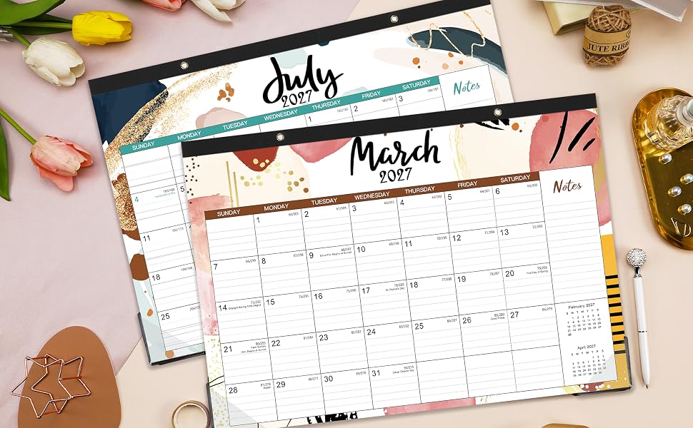 2027 desk calendar