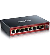 NUBASA 8-Port 2.5Gb Switch with 10Gb SFP+ Port, Unmanaged Multigig Ethernet Splitter for NAS, Gam...
