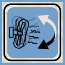 comfort zone wall fan has adjustable tilt angles